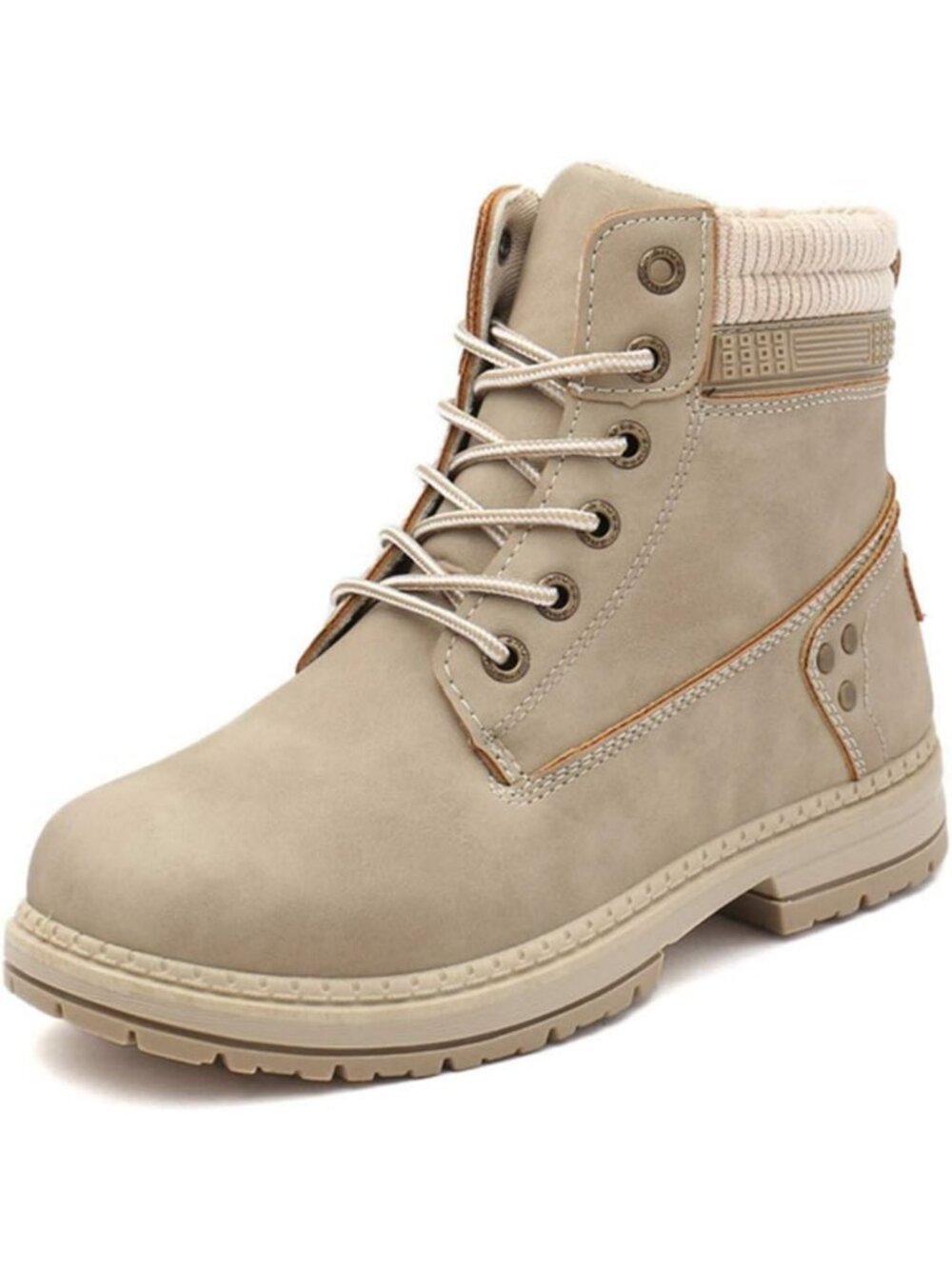 Stylish Lace-Up Ankle Boots for Women | Comfortable Hiking & Work Combat